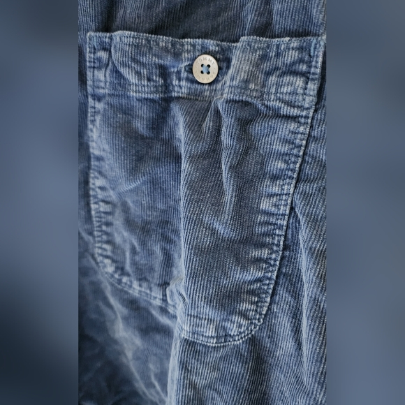 Tommy Bahama Bering Blue Coastline Cord Sun Wash Corduroy Button-down Shirt XL - Picture 4 of 11